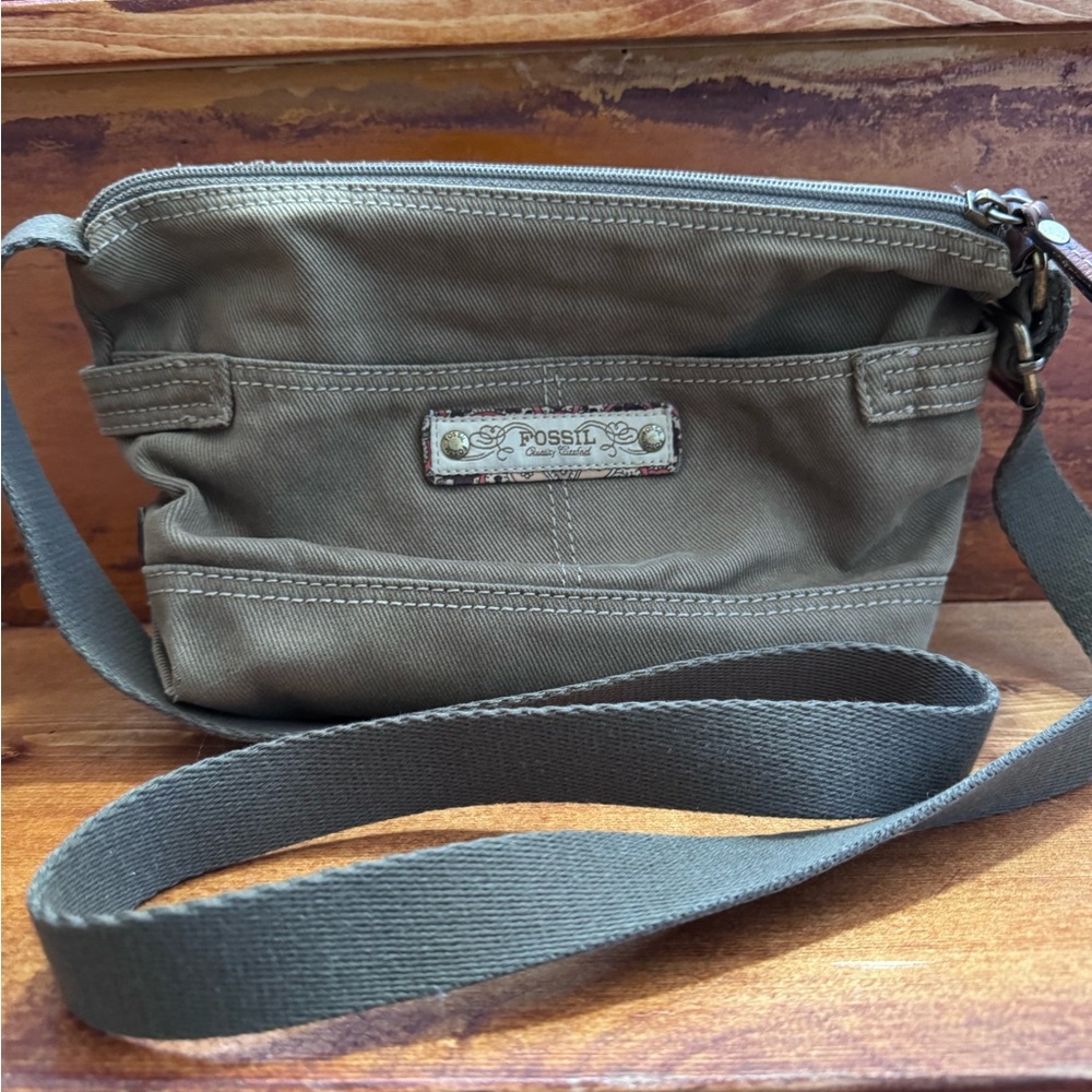 Fossil Khaki Belt Bag